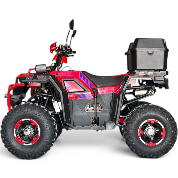 Двуместно бензиново atv bullmax zigo 150cc, червен цвят, с теглич. 7500rpm, 55km/h