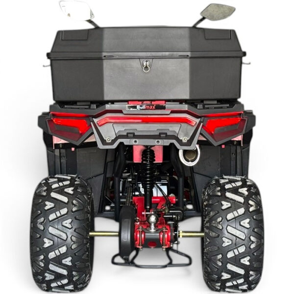 Двуместно бензиново atv bullmax zigo 150cc, червен цвят, с теглич. 7500rpm, 55km/h
