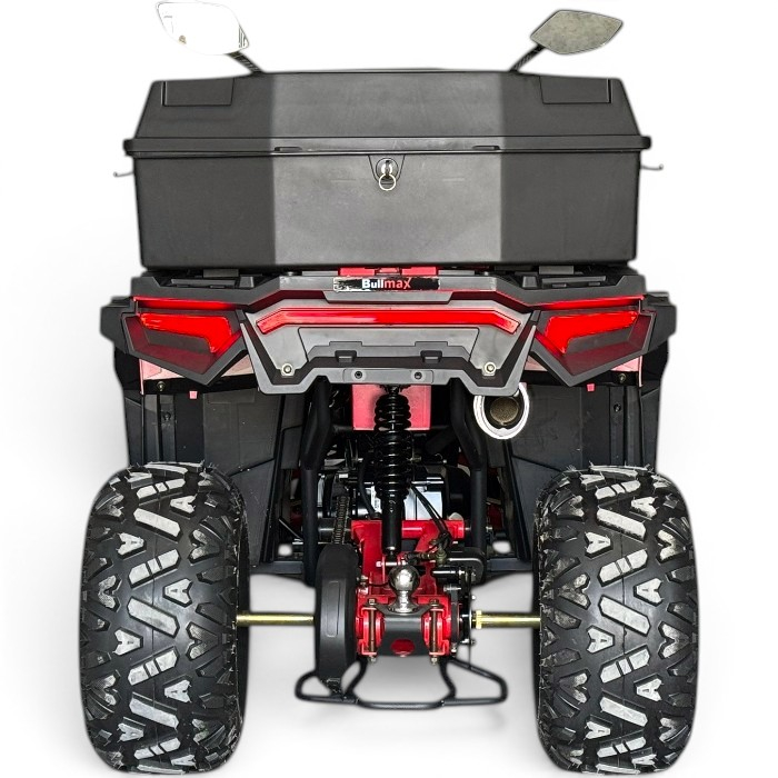 Двуместно бензиново atv bullmax zigo 150cc, червен цвят, с теглич. 7500rpm, 55km/h