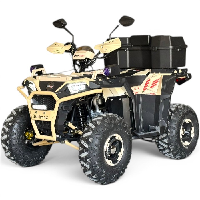Двуместно бензиново atv bullmax zigo 150cc, desert sand, с теглич. 7500rpm, 55km/h