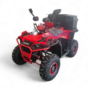 Двуместно бензиново atv bullmax zigo 150cc, полуавтомат, с теглич, червено, 55km/h