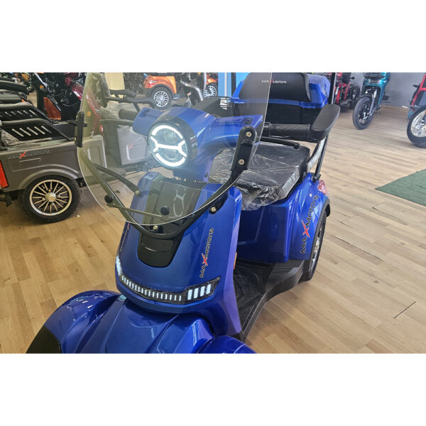 Електрическа четириколка с покрив max motors fm4 син металик (1500w, 60v, 20ah)
