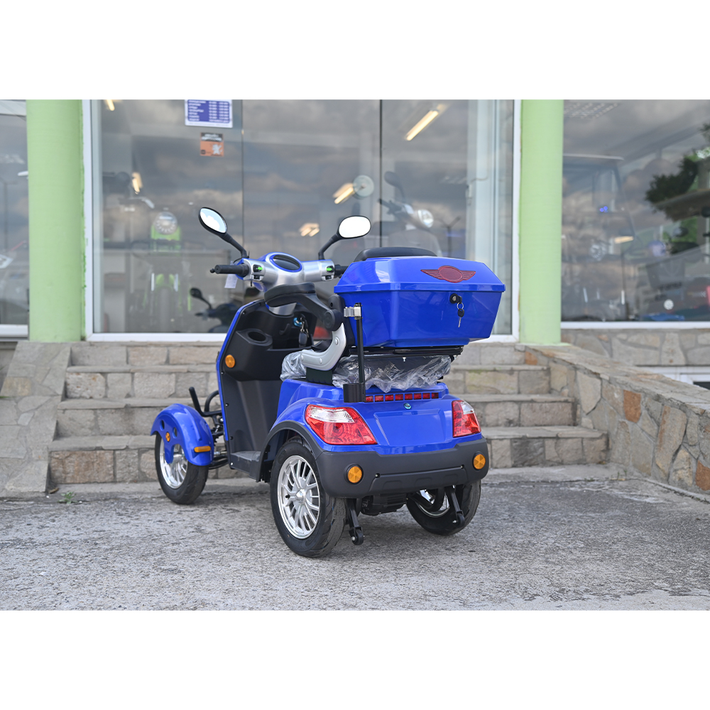 Електрическа Четириколка volt electric fm4 led, син цвят