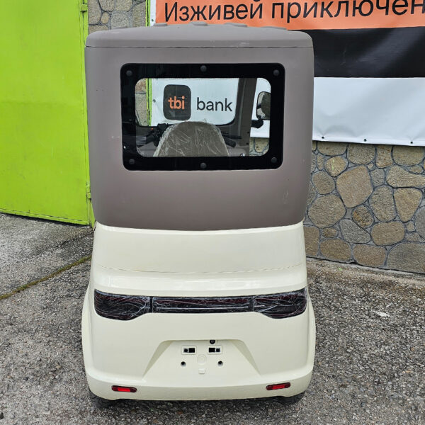 Триместна електрическа триколка max motors luxury bus ivory white (1500w, 60v, 20ah)