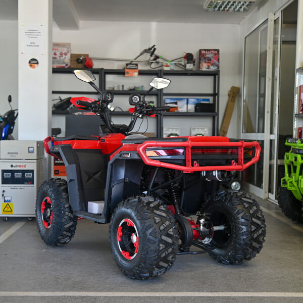 Двуместно бензиново atv bullmax maxo pro 150cc, полуавтомат, червено