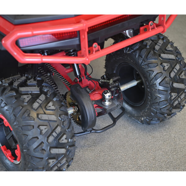 Двуместно бензиново atv bullmax maxo pro 150cc, полуавтомат, червено