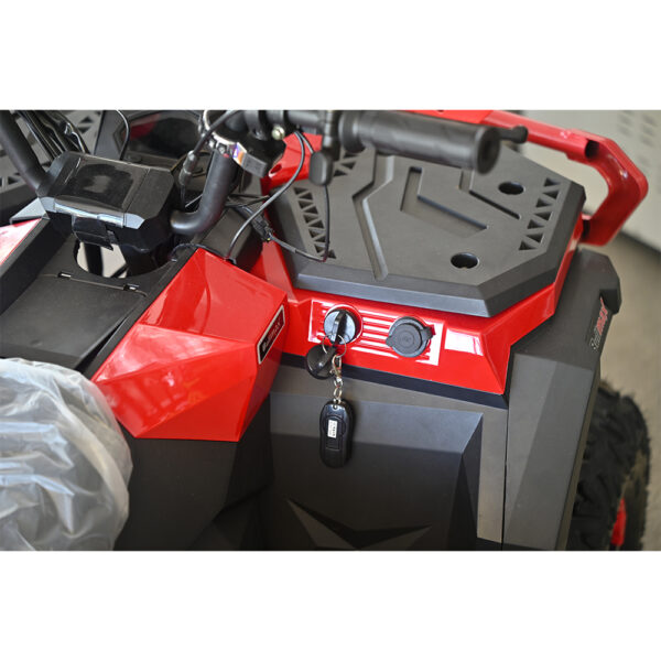 Двуместно бензиново atv bullmax maxo pro 150cc, полуавтомат, червено