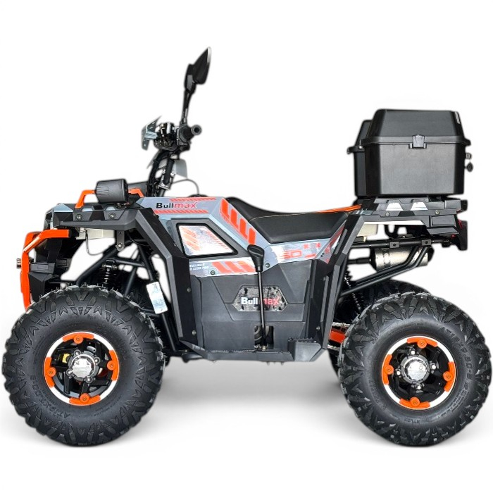 Двуместно бензиново atv bullmax zigo 150cc, оранжево, с теглич. 7500rpm, 55km/h