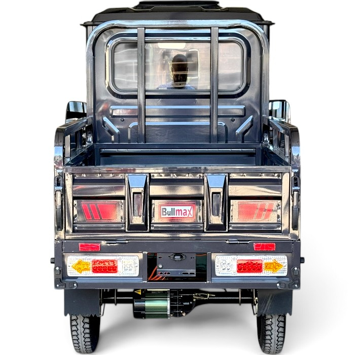 Професионална товарна електрическа триколка с кабина, товароносимост 600 кг, bullmax cargo cab 4000w