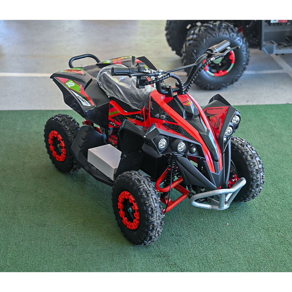 Детско електрическо atv bullmax nighthawk, 36v/12ah, три скорости, led
