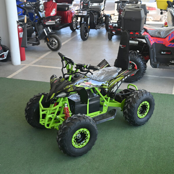 Юношеско електрическо atv 2000w, bullmax beast, родителски контрол, led, 40км/ч, 48v/20ah, зелено