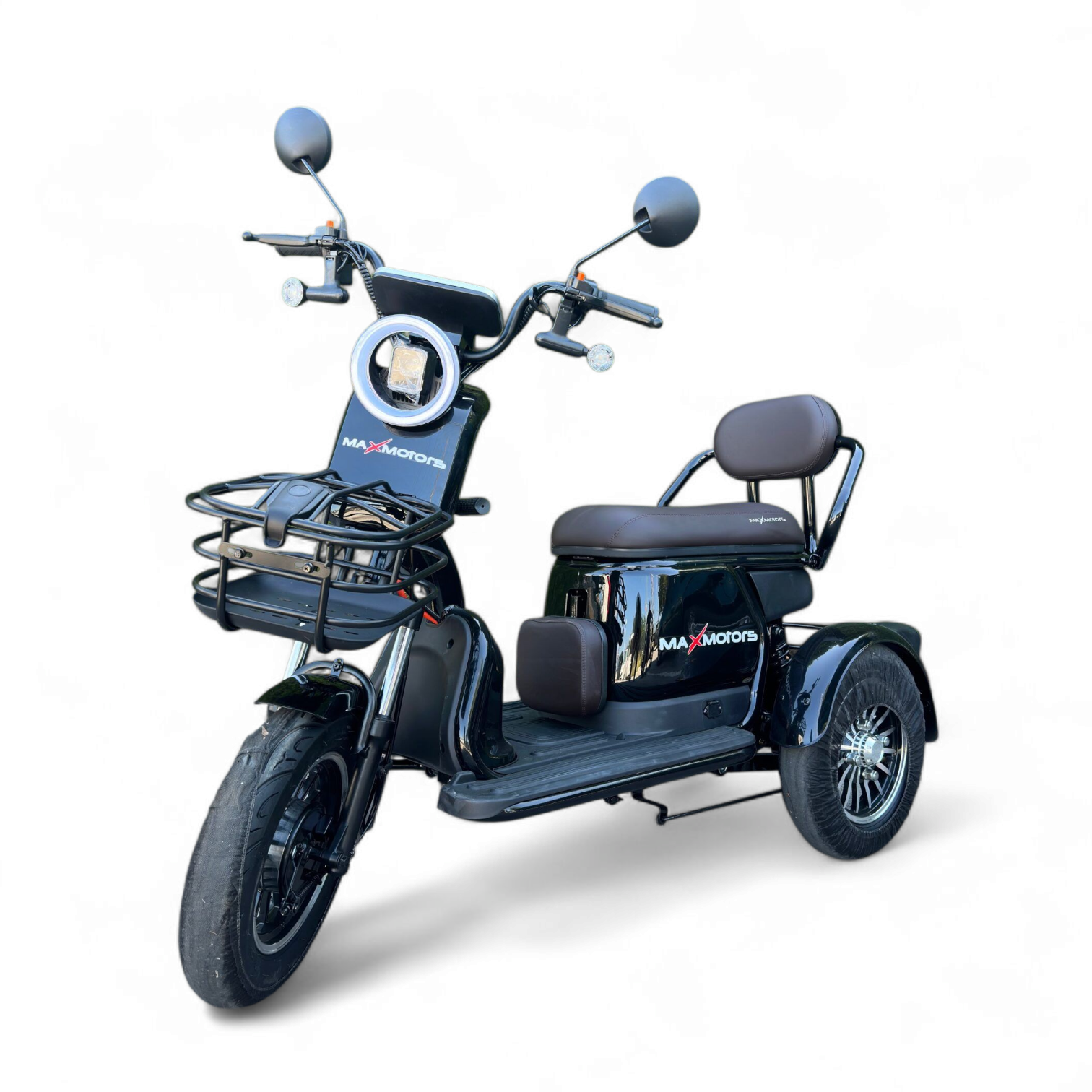 Електрическа триколка max motors grand pudding 2000w, 60v/25ah, черна