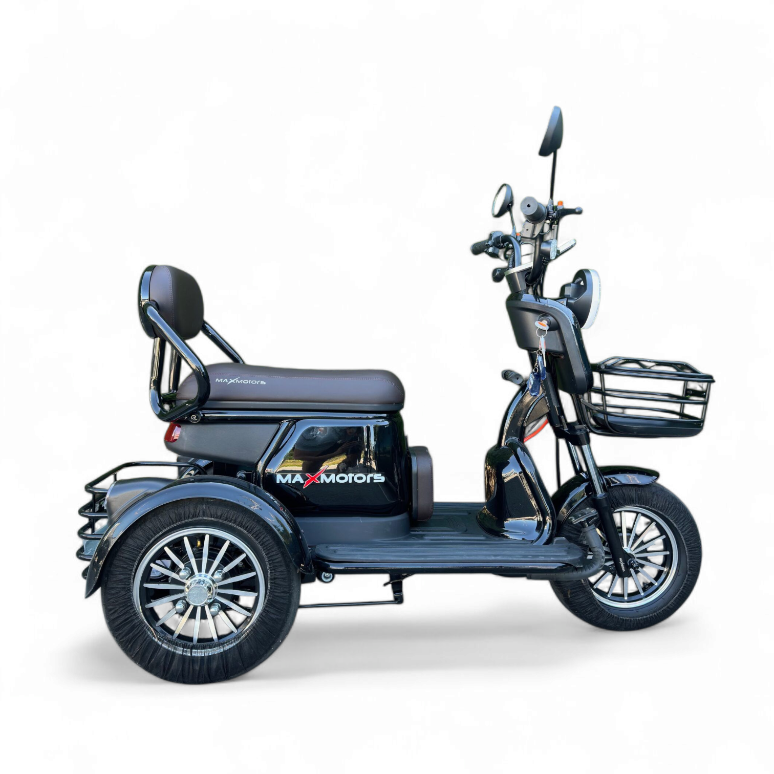 Електрическа триколка max motors grand pudding 2000w, 60v/25ah, черна
