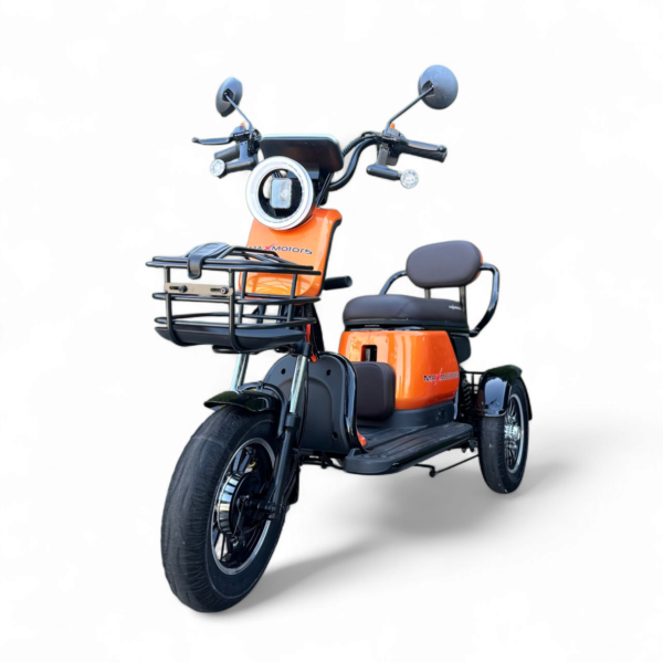 Електрическа триколка max motors grand pudding 2000w, 60v/25ah, сивa (Копие)