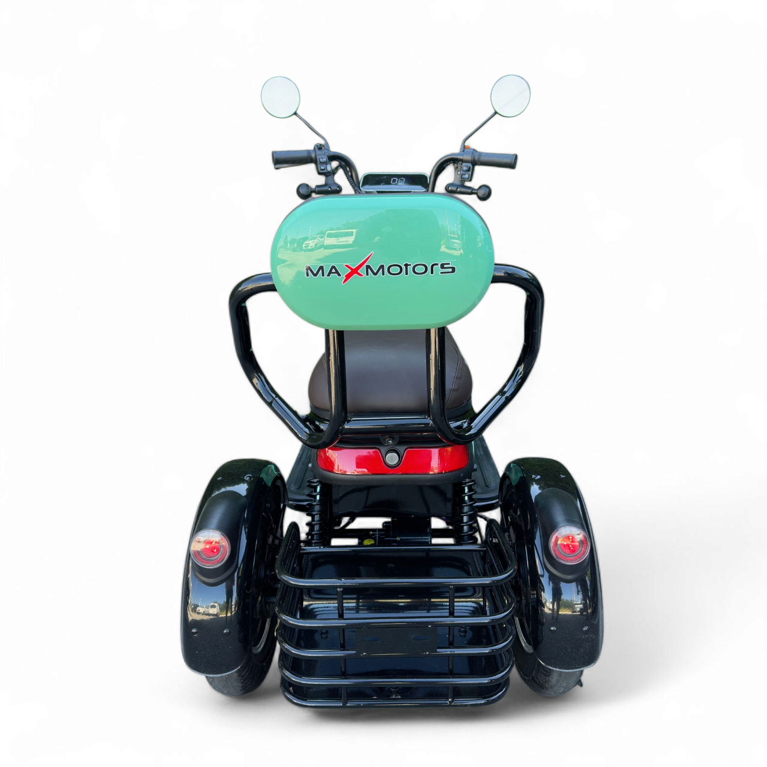 Електрическа триколка max motors grand pudding 2000w, 60v/25ah, зелена