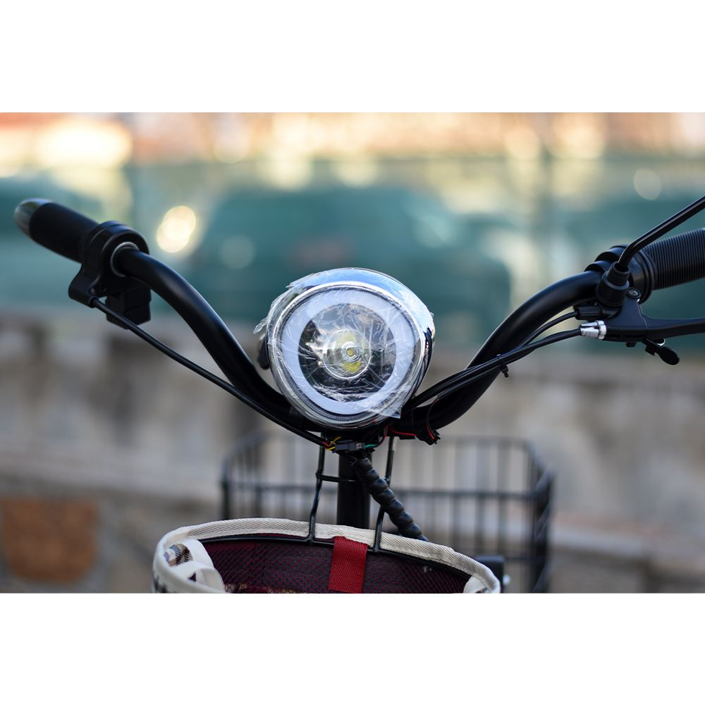 Олекотена сгъваема електрическа четириколка 750w, с литиевa батерия, 10ah, max motors