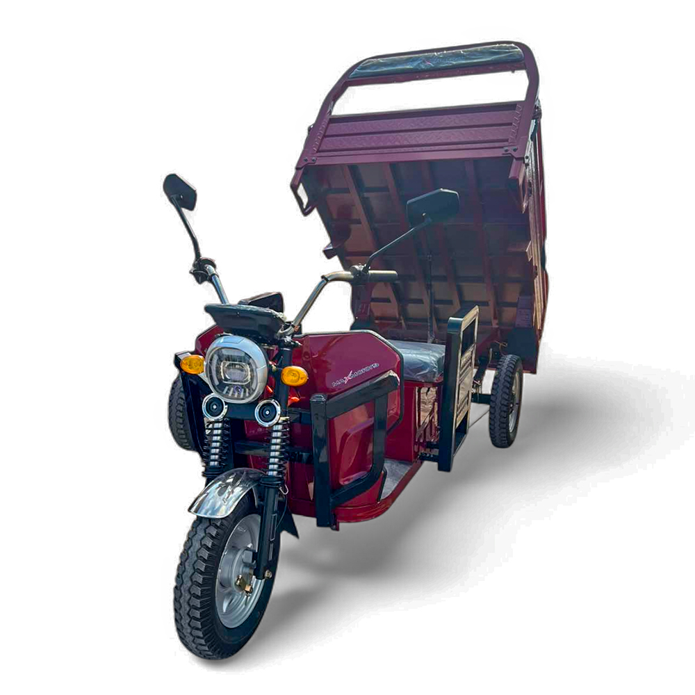 Товарна електрическа триколка heavy cargo 2000w, 600кг, max motors