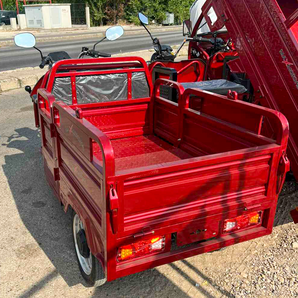 Товарна електрическа триколка heavy cargo 2000w, 600кг, max motors