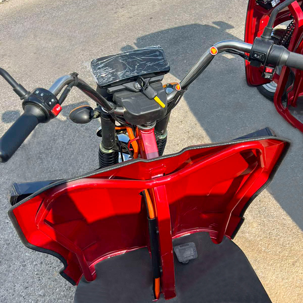 Товарна електрическа триколка heavy cargo 2000w, 600кг, max motors