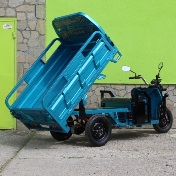 Товарна електрическа триколка heavy cargo 2000w, 600кг, max motors