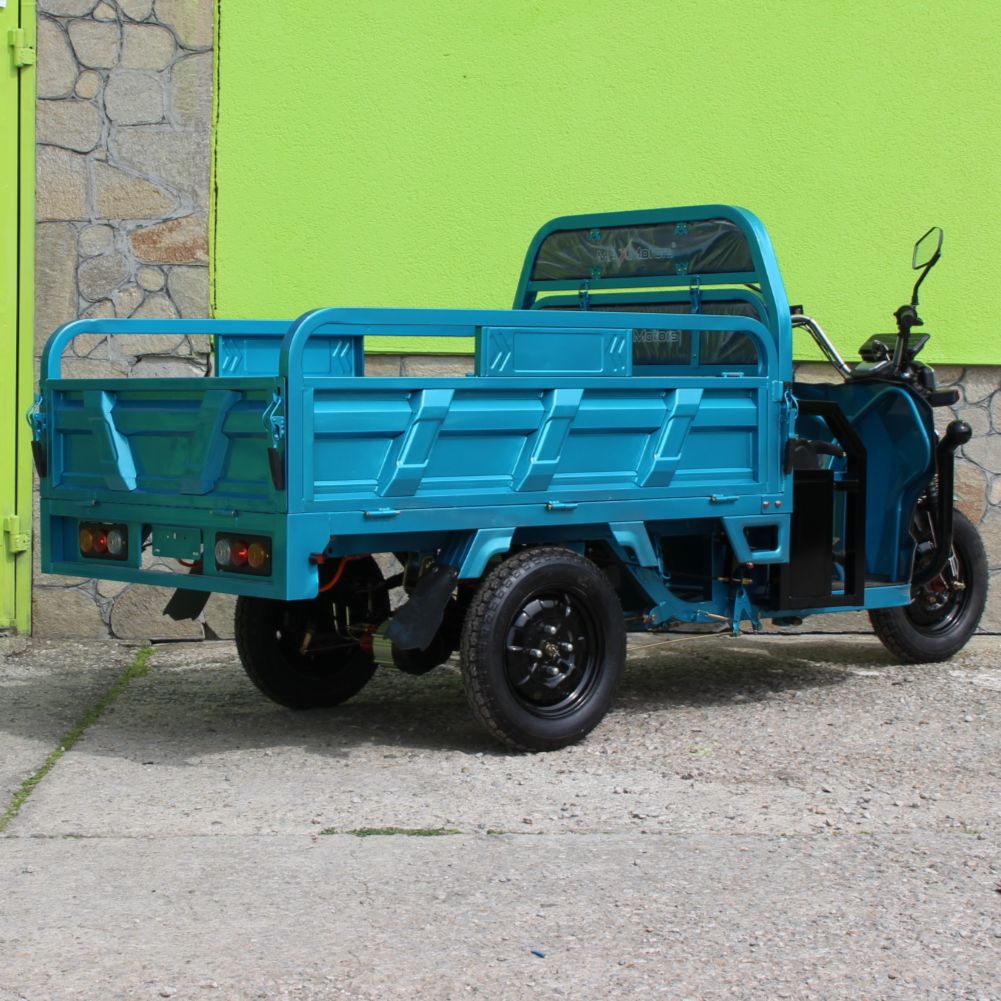Товарна електрическа триколка heavy cargo 2000w, 600кг, max motors