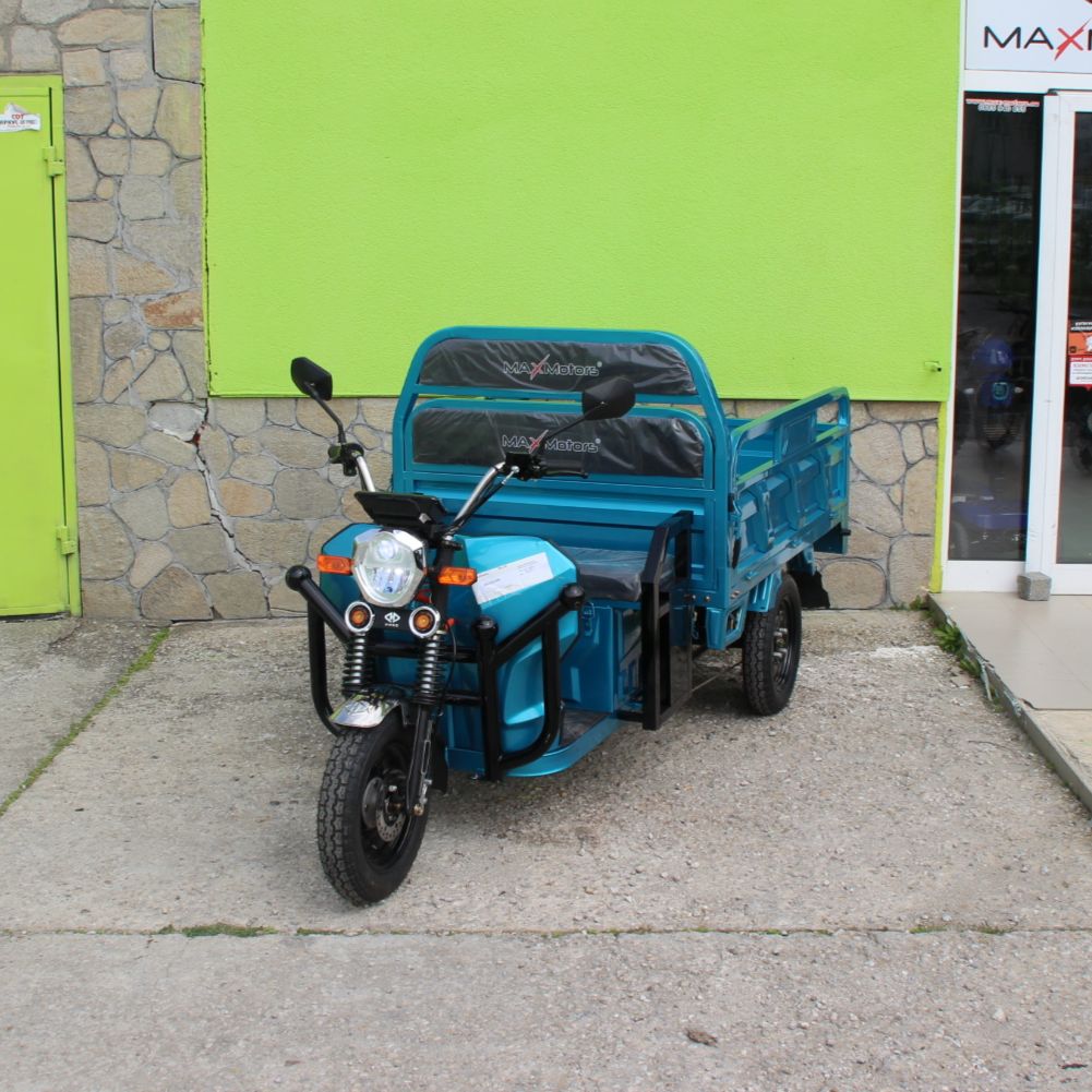 Товарна електрическа триколка heavy cargo 2000w, 600кг, max motors