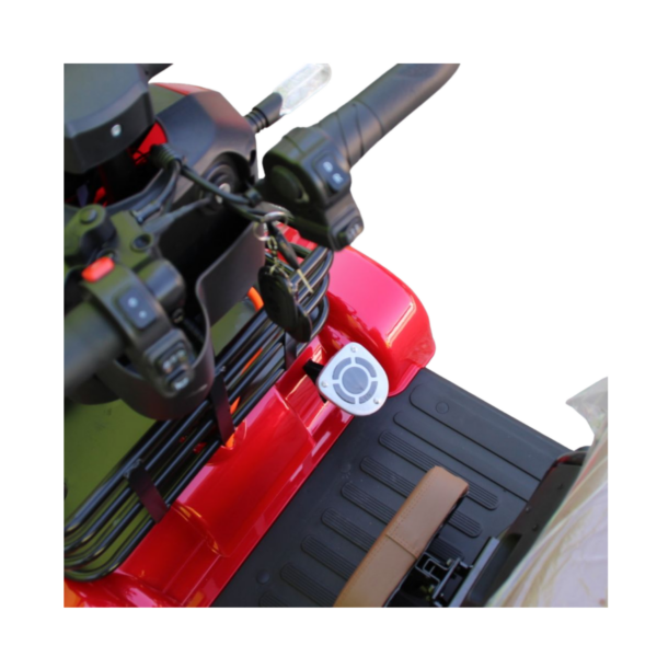 Триместна електрическа четириколка maxmotors a9, 1500w, 48v/20ah, червена