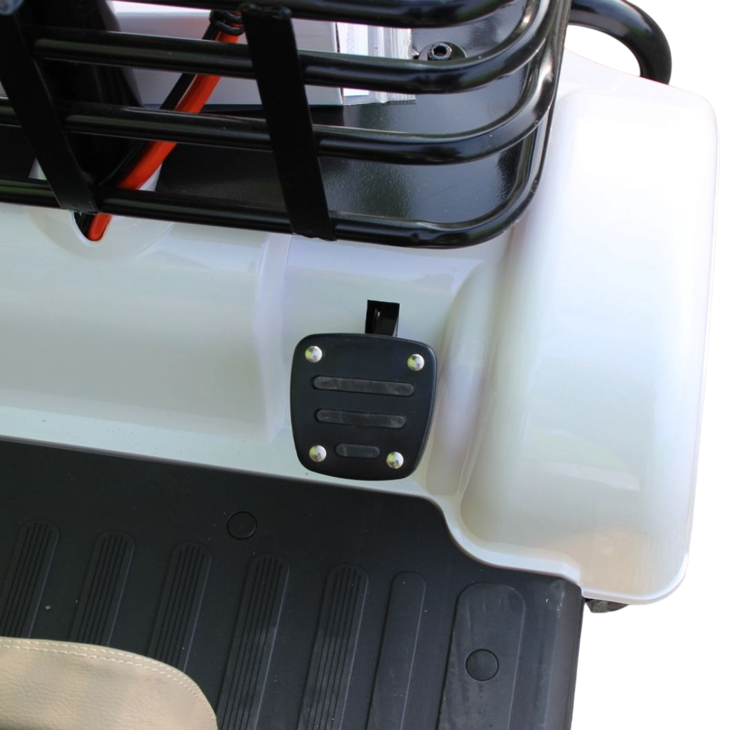 Триместна електрическа четириколка maxmotors a9, 1500w, 48v/20ah, бяла