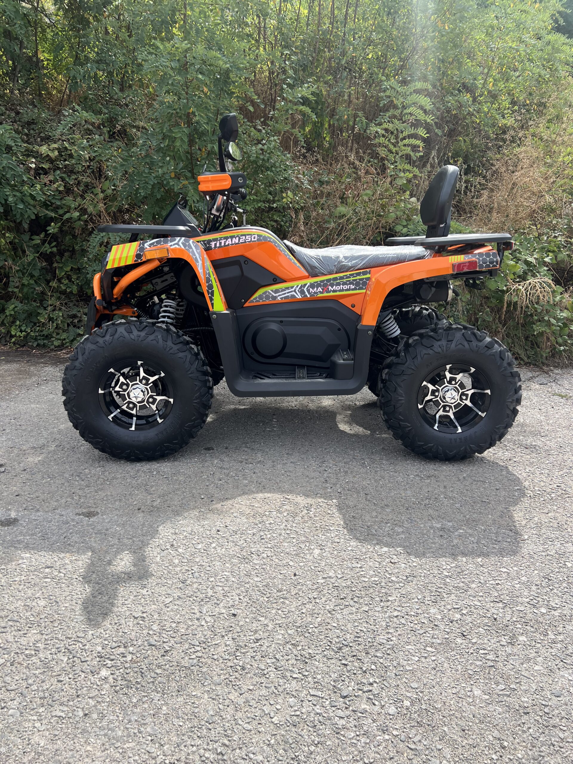 Бензиново atv 250cc, автомат, сертификат за регистрация, max motors titan