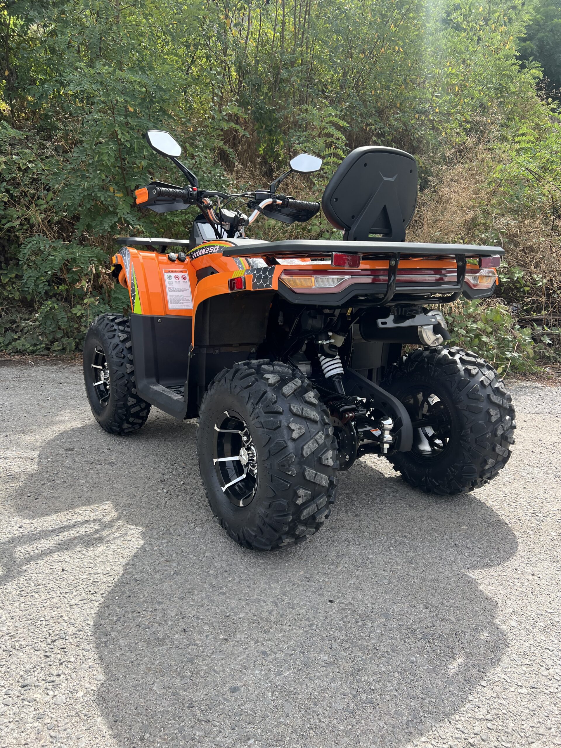 Бензиново atv 250cc, автомат, сертификат за регистрация, max motors titan