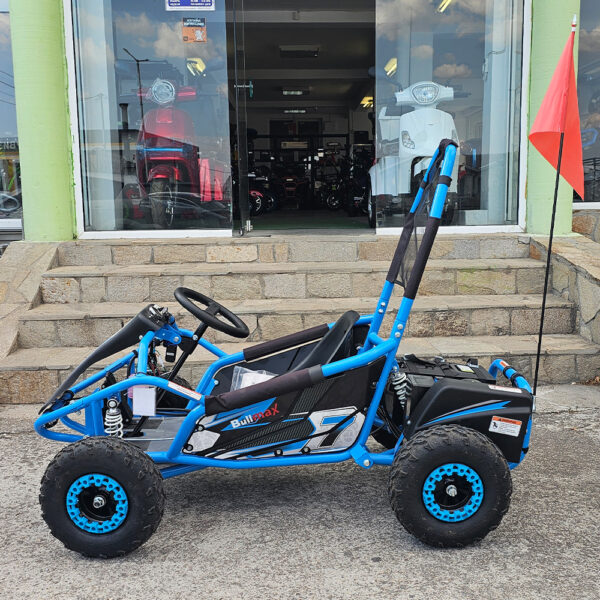 Електрическо детско Бъги utv apex1 1200w, Безплатен ъпгрейд на батериите, родителски контрол, синьо