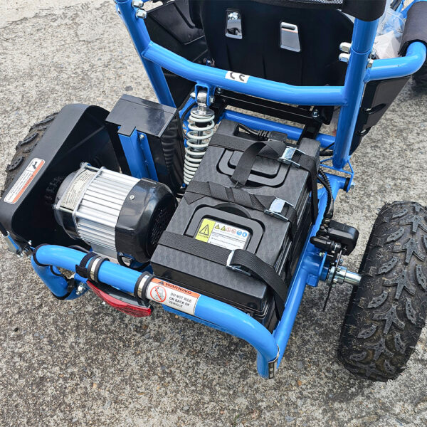 Електрическо детско Бъги utv apex1 1200w, Безплатен ъпгрейд на батериите, родителски контрол, синьо