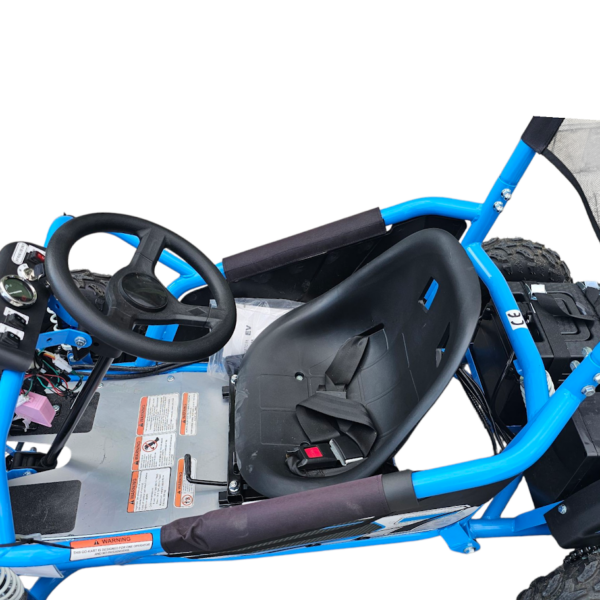 Електрическо детско Бъги utv apex1 1200w, Безплатен ъпгрейд на батериите, родителски контрол, синьо