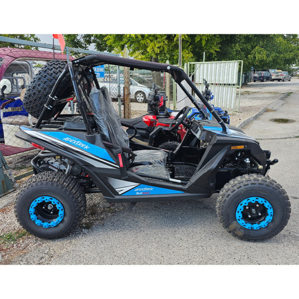 Двуместно бензиново offroad utv Бъги 200сс, apextrek, с включен безплатен profi пакет, синьо