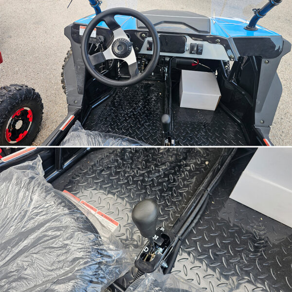Двуместно бензиново offroad utv Бъги 200сс, apextrek, с включен безплатен profi пакет, синьо