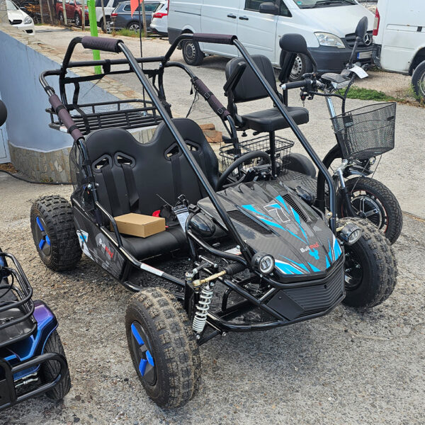 Двуместно електрическо utv Бъги apex 5 4000w, Ъпгрейд на батериите 60v/20ah, зелено (Копие)