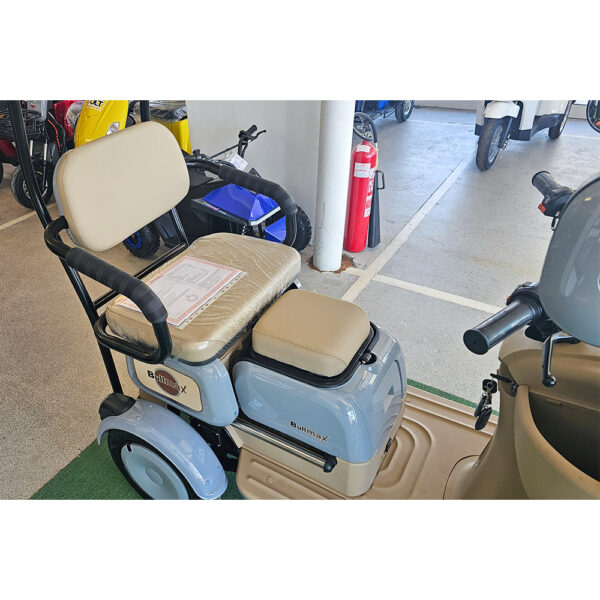 Електрическа триколка с покрив за възрастни c5 apolon, със сертификат (2000w max, 60v/20ah)
