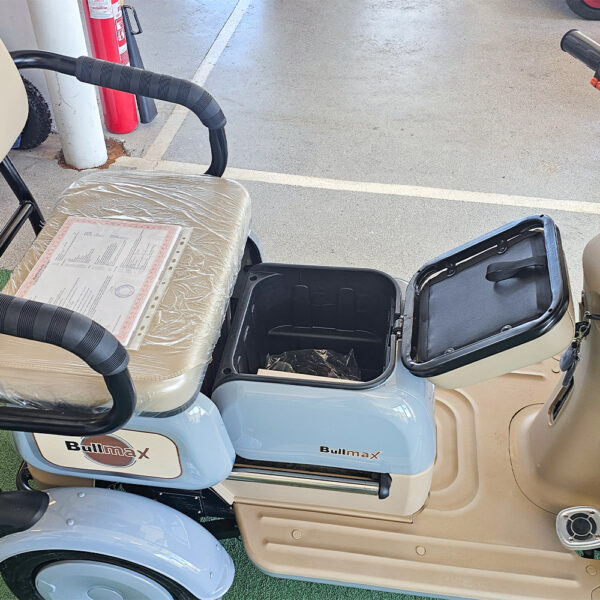 Електрическа триколка с покрив за възрастни c5 apolon, със сертификат (2000w max, 60v/20ah)